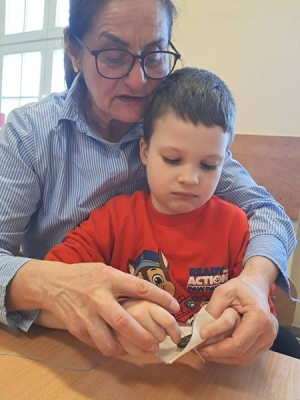 W pracowni krawieckiej