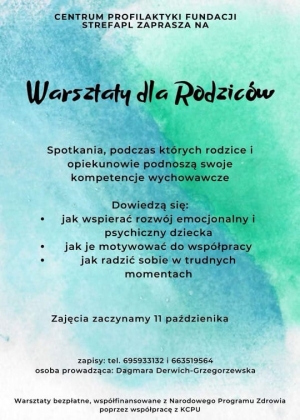 Warsztaty dla Rodziców